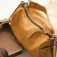 Load image into Gallery viewer, The Full Grain Leather Bag, One-Shoulder Messenger Leather Bag, Bucket Bag Purses for Woman