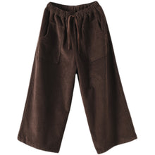 Load image into Gallery viewer, Pocket Wide Leg Pants, Cotton Pants for Women, Loose Women Trousers