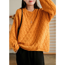 Load image into Gallery viewer, Women Pullover Sweater Crew-neck Sweatshirt, White Tops for Women