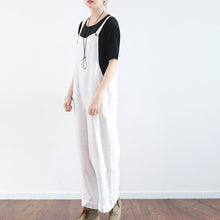 Load image into Gallery viewer, Loose Casual Linen Wide Leg Overalls For Women