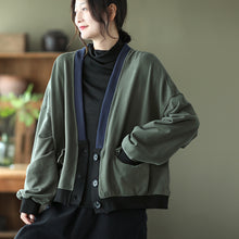 Load image into Gallery viewer, Cotton Women Winter Coats, Long Sleeve Ladies Coat, Loose Spring Coat