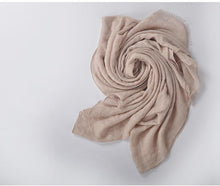 Load image into Gallery viewer, Cotton Linen Vintage Long Shawl Women Scarf Fashion Accessories E1401A - FantasyLinen