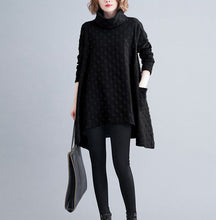 Load image into Gallery viewer, Sweater for Women, Cotton Turtleneck Sweater, Casual Oversized Sweaters