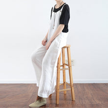 Load image into Gallery viewer, Loose Casual Linen Wide Leg Overalls For Women