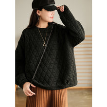 Load image into Gallery viewer, Women Pullover Sweater Crew-neck Sweatshirt, White Tops for Women