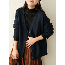 Load image into Gallery viewer, Cotton Sweater for Women, Casual Knit Sweater, Beige Cardigan Sweater