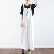 Load image into Gallery viewer, Loose Casual Linen Wide Leg Overalls For Women
