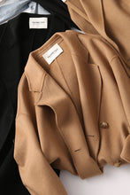 Load image into Gallery viewer, Wool Loose Trench, Winter Coat Women, Autumn Winter Outerwear