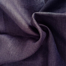 Load image into Gallery viewer, Frayed Ruffle Linen Pillow Case In Midnight Washed & Softened