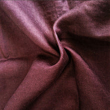 Load image into Gallery viewer, Frayed Ruffle Linen Pillow Case In Midnight Washed & Softened