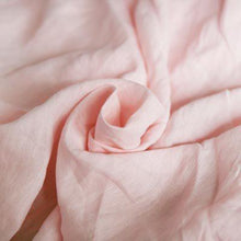 Load image into Gallery viewer, Washed Country Style Linen Bedding Set Pillowcases With Flat Sheet T31121