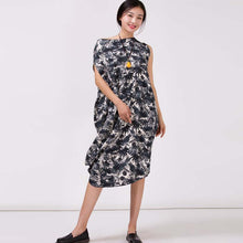 Load image into Gallery viewer, Women's Irregularity Linen Printed Dresses