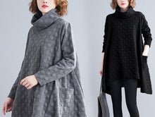 Load image into Gallery viewer, Sweater for Women, Cotton Turtleneck Sweater, Casual Oversized Sweaters