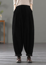 Load image into Gallery viewer, Casual Corduroy Harem Pants, Women Elastic Waist Trousers, Baggy Pants