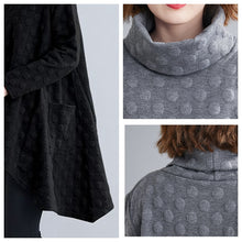 Load image into Gallery viewer, Sweater for Women, Cotton Turtleneck Sweater, Casual Oversized Sweaters