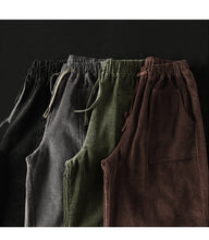 Load image into Gallery viewer, Pocket Wide Leg Pants, Cotton Pants for Women, Loose Women Trousers