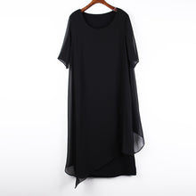 Load image into Gallery viewer, Plus Summer Irregular Loose Dresses Women Casual Clothes 6937