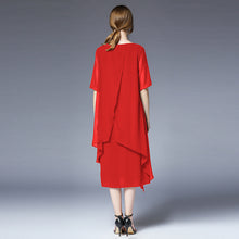 Load image into Gallery viewer, Plus Summer Irregular Loose Dresses Women Casual Clothes 6937