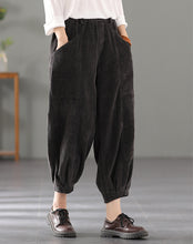 Load image into Gallery viewer, Women Corduroy Pants, Wide Leg Long Trousers, Winter khaki Maxi Pants