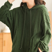 Load image into Gallery viewer, Casual Knitted Sweater, Hoodies for Women, Cropped Hoodie
