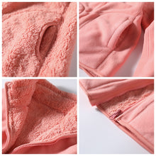 Load image into Gallery viewer, Casual Fleece Jacket, Women's Fleece, Reversible Jacket Coat