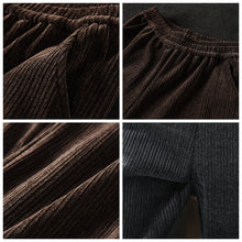 Load image into Gallery viewer, Cotton Harem Pants, Black Trousers for Women, White Pocket Maxi Pants