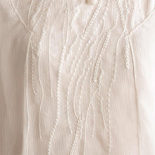 Load image into Gallery viewer, Art Embroidered White Simple Long Dress Summer Women Dress Q295A - FantasyLinen
