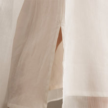 Load image into Gallery viewer, Art Embroidered White Simple Long Dress Summer Women Dress Q295A - FantasyLinen