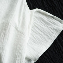 Load image into Gallery viewer, Small Black And White Condole Belt Long Dress Summer Casual Tops LR0032 - FantasyLinen