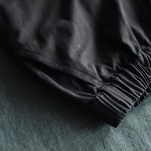 Load image into Gallery viewer, Black Culottes Wide-legged Pants Causel Women Clothes - FantasyLinen