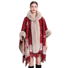Load image into Gallery viewer, Warm Causel Women Wrap Cape Winter Coats