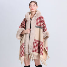 Load image into Gallery viewer, Warm Causel Women Wrap Cape Winter Coats