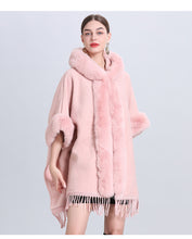 Load image into Gallery viewer, Warm Causel Women Wrap Cape Winter Coats