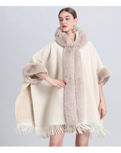 Load image into Gallery viewer, Warm Causel Women Wrap Cape Winter Coats
