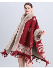 Load image into Gallery viewer, Warm Causel Women Wrap Cape Winter Coats

