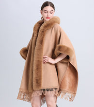 Load image into Gallery viewer, Warm Causel Women Wrap Cape Winter Coats