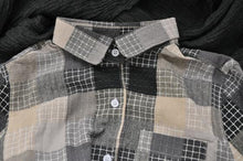 Load image into Gallery viewer, Check Cotton Linen Shirt Women Tops Fashion Clothes LR825 - FantasyLinen