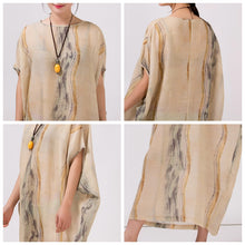 Load image into Gallery viewer, Women's Elegant Loose Plus Size Ramie Maxi Dress