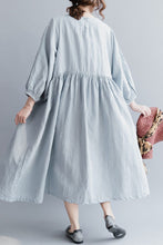 Load image into Gallery viewer, Fashion Women Long Dresses Cotton Linen Loose Lady Dress Q2041