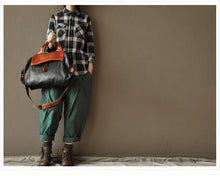 Load image into Gallery viewer, Green Check Cotton Shirt Women Tops Fashion Clothes LR891 - FantasyLinen