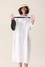 Load image into Gallery viewer, Cotton Linen Spring Fall Casual Dresses For Women 19108
