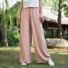 Load image into Gallery viewer, Wide Leg Linen Pants Summer Linen Pants For Women FantasyLinen