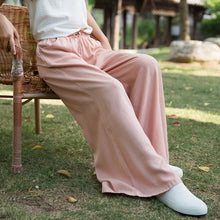 Load image into Gallery viewer, Wide Leg Linen Pants Summer Linen Pants For Women FantasyLinen