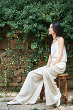 Load image into Gallery viewer, Wide Leg Linen Pants Summer Linen Pants For Women FantasyLinen