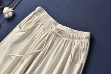 Load image into Gallery viewer, Wide Leg Linen Pants Summer Linen Pants For Women FantasyLinen