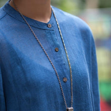 Load image into Gallery viewer, Long Dress Linen Cotton Shirt Casual Clothes for Women C1321A - FantasyLinen