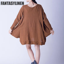 Load image into Gallery viewer, Yellow Linen Casual Loose Shirt  Women Clothes S0802A - FantasyLinen
