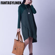 Load image into Gallery viewer, Green and Black Silk Fitting Dresses Women Clothes Q2803A - FantasyLinen