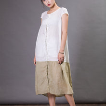 Load image into Gallery viewer, Women's Loose Plus Size Spliced Cardigan Dress