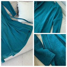 Load image into Gallery viewer, Women Wool Cardigan Sweater, Knit Open Front Cardigan, Oversized Long Sweater